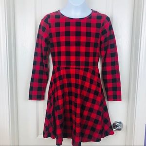 Childrens Place Long Sleeve Dress Lrg 10/12